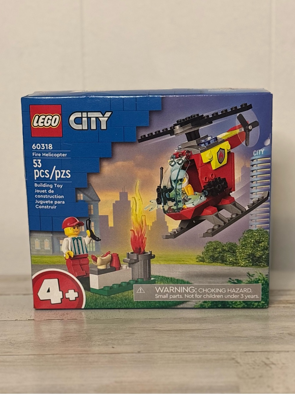 (2) Lego City Fire Helicopter (60318) & Roadwork Truck (60284) NEW in Sealed Box - Picture 2 of 13